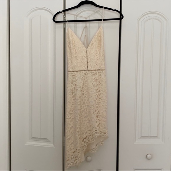 NWT Only Yours Asymmetrical Lace Dress by NBD - Picture 4 of 13